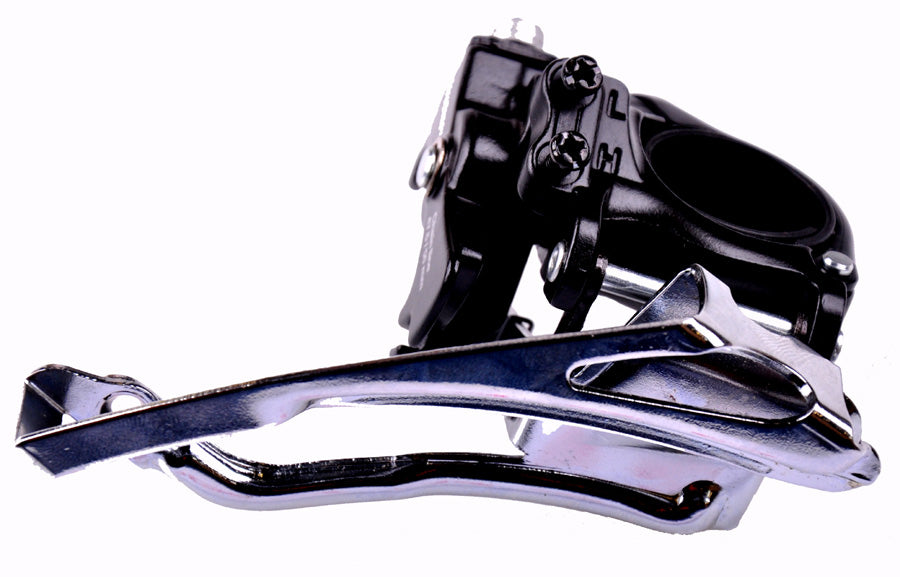 Dérailleur Avant VTT – Colliers 28,6 / 31,8 mm – 3 Plateaux 28-38-48 – Système Dual Pull