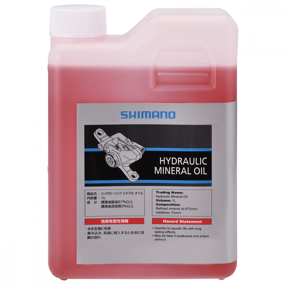 Huile minérale Shimano – Liquide de frein vélo – 1 Litre – RSMDBOILM
