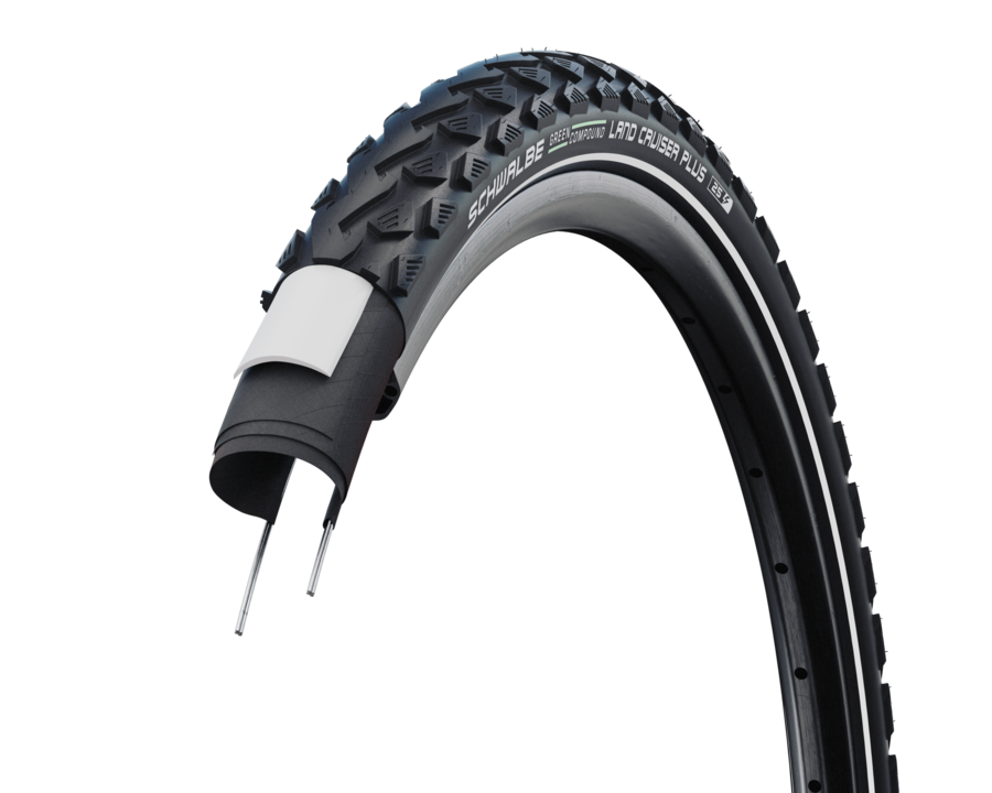 Pneu Vélo Schwalbe Land Cruiser Plus 28x2.00 – PunctureGuard & Green Compound E-Bike Polyvalent