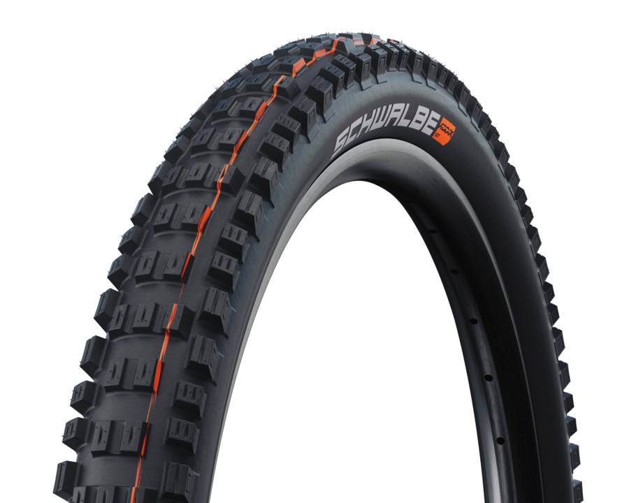 Photo de Pneu VTT Électrique Schwalbe Eddy Current Front Evo Super Trail TLE 29x2.60 – Addix Soft E-MTB All-Mountain & Enduro par SCHWALBE