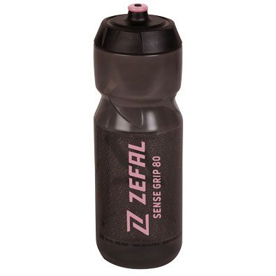 Bidon Zefal Sense Grip 80 Smoked Black / Rose – 800 ml – Grande Capacité, Confort, Sans BPA