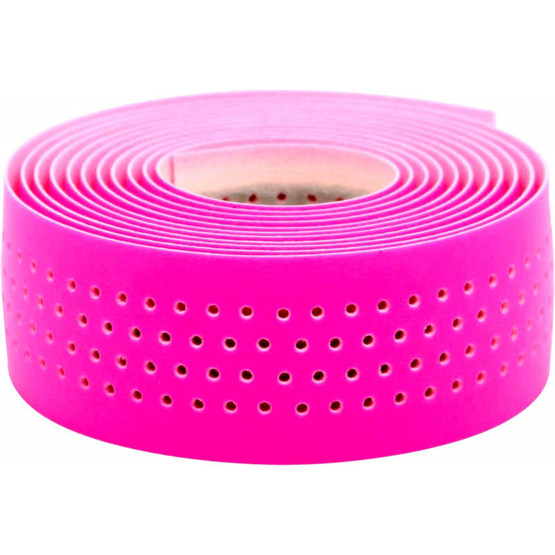 Ruban de guidon Guidoline Fluo Grip – Rose fluorescent antidérapant