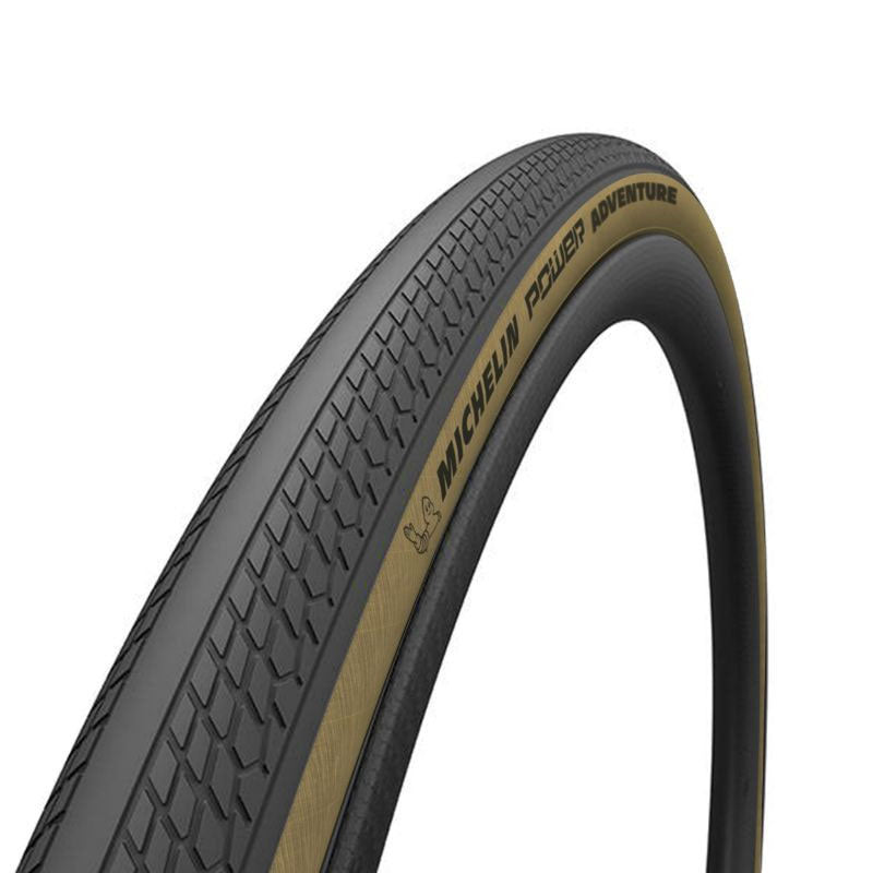 Pneu Vélo Michelin Power Adventure Classic 700x36C (36-622) – Tubeless Ready – Tringles Souples – Polyvalent Route & Chemins