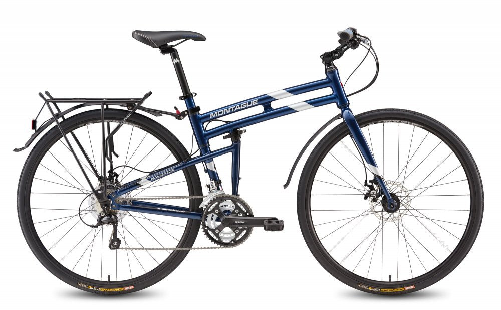 Vélo pliant Montague Navigator 21" Bleu Nuit – Polyvalent, élégant, prêt à rouler