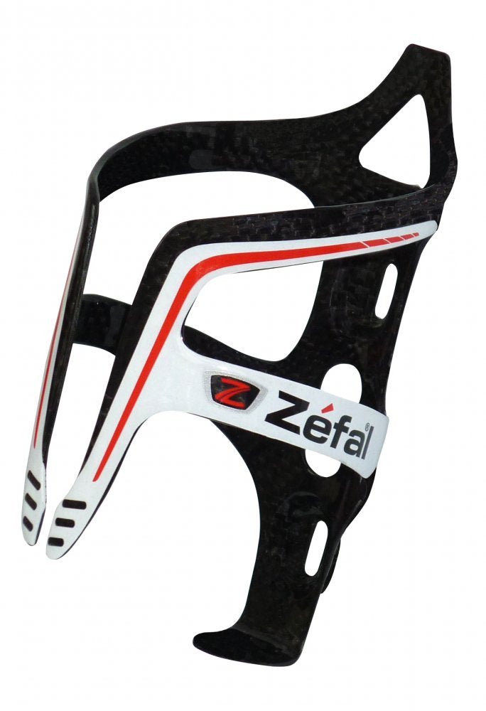 Porte-bidon Zéfal Full Carbone N/B – 30g – Réf. 1740 – Ultra léger et haut de gamme pour vélo