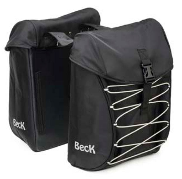 PAIRE SACOCHES BECK S.TAR grey 33x13x43 36 Litres KLICKFIX 23-BE-7003