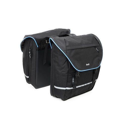 Paire de sacoches arrière Beck SPRTV 30 L – Bleu, imperméables et réfléchissantes pour vélo & e-bike