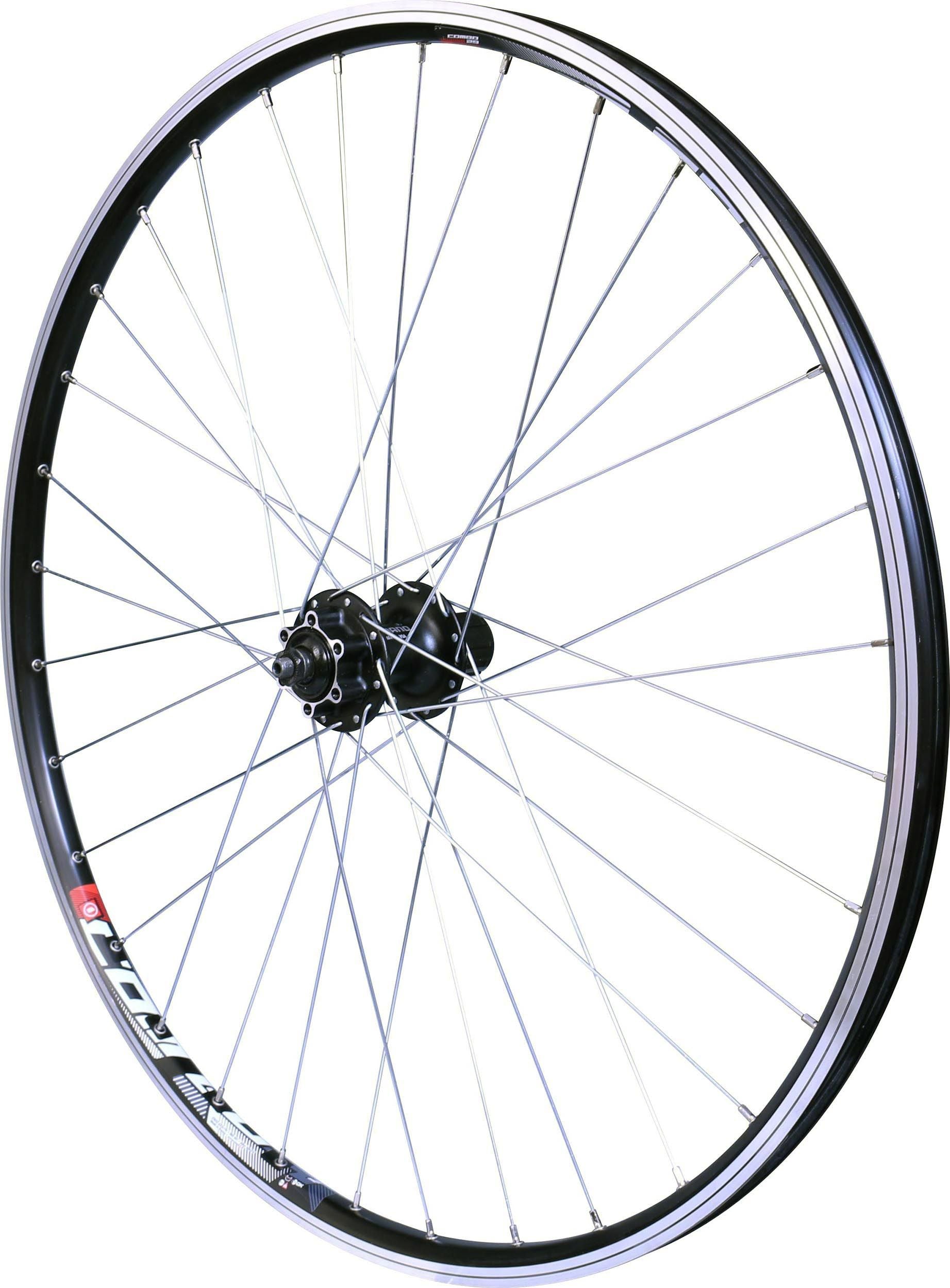 Roue arrière 29" VTT Velox – Jante alu Mach1 Combo double paroi noire, frein disque, moyeu Shimano Deore M475, cassette 8/9/10V