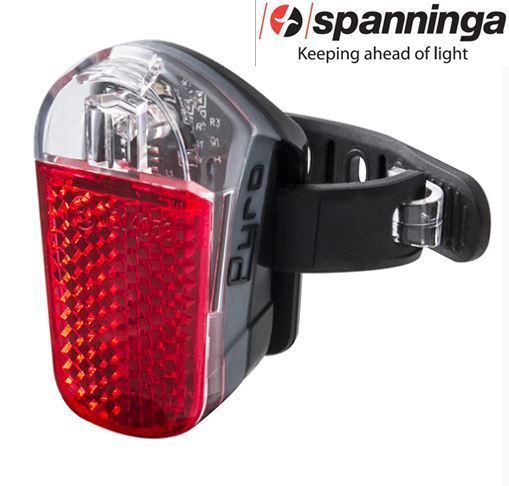 Photo de Éclairage vélo arrière Pyro XB – LED, piles, homologué CE par SPANNINGA