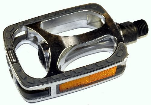 Pédales City / Trekking antidérapantes – Aluminium – Conditionnement carte