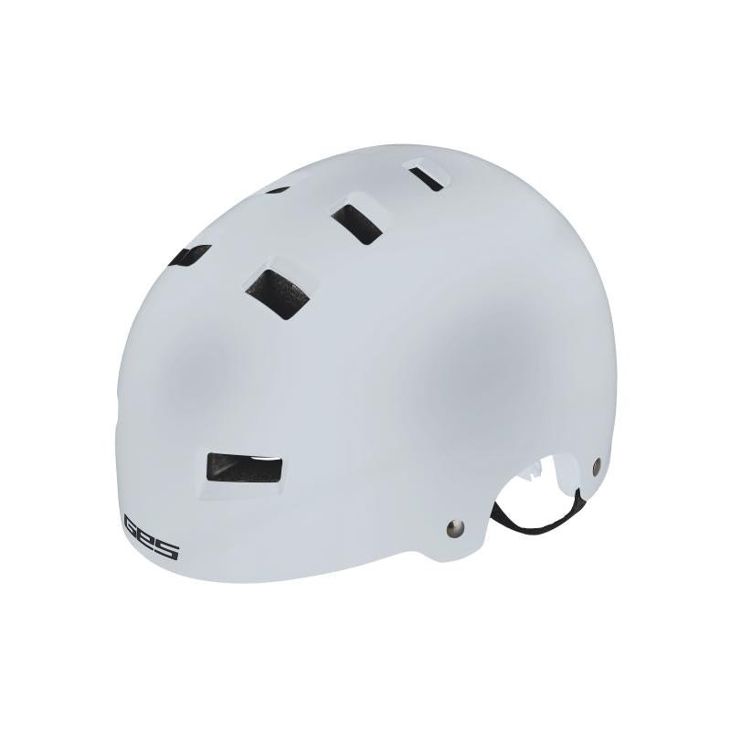 Photo de Casque BMX Explorer Blanc Uni taille M (54-58 cm réglable) – Casque adulte léger et résistant, norme CE EN 1078 par GES