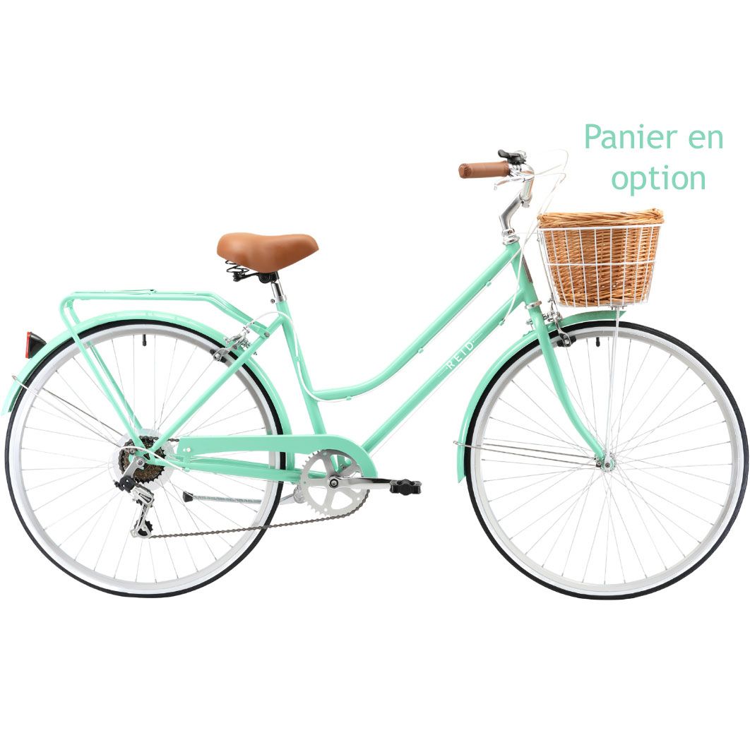VELO URBAIN 28' REID LADIES CLASSIC LITE MINT GREEN M - 46CM 7 vitesses