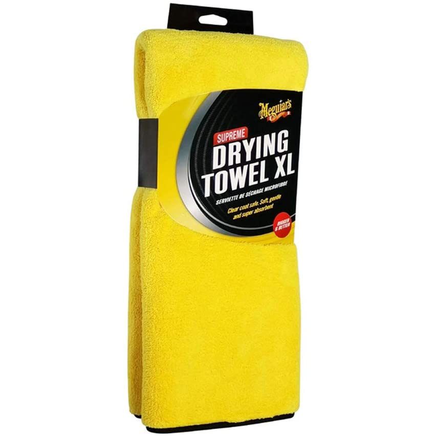 Meguiar's Serviette de Séchage Extra Large – Microfibre 55x76 cm, ultra absorbante et sans rayures