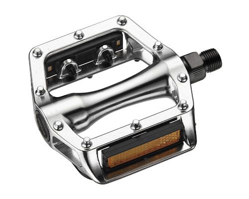 Photo de Pédales vélo aluminium – Corps silver – Axe 9/16" – Modèle SP102 par MARWI