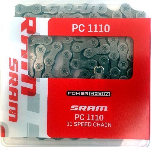 Photo de Chaîne vélo SRAM PC-1110 – 11 vitesses – 114 maillons – PowerLock – Groupe NX – Transmission fluide et durable par SRAM