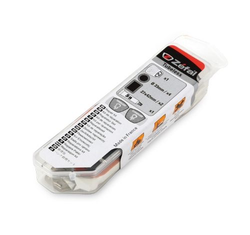 Kit de réparation vélo VTT / Ville Zéfal 1132A – 7 pièces, colle et râpe métallique