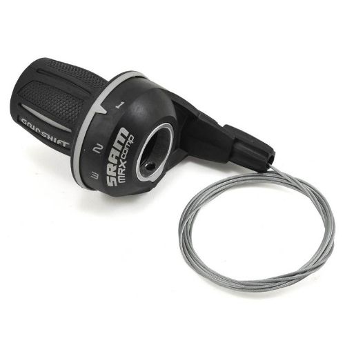 Manette de dérailleur gauche SRAM MRX Micro – VTT 3 vitesses, Grip Shift