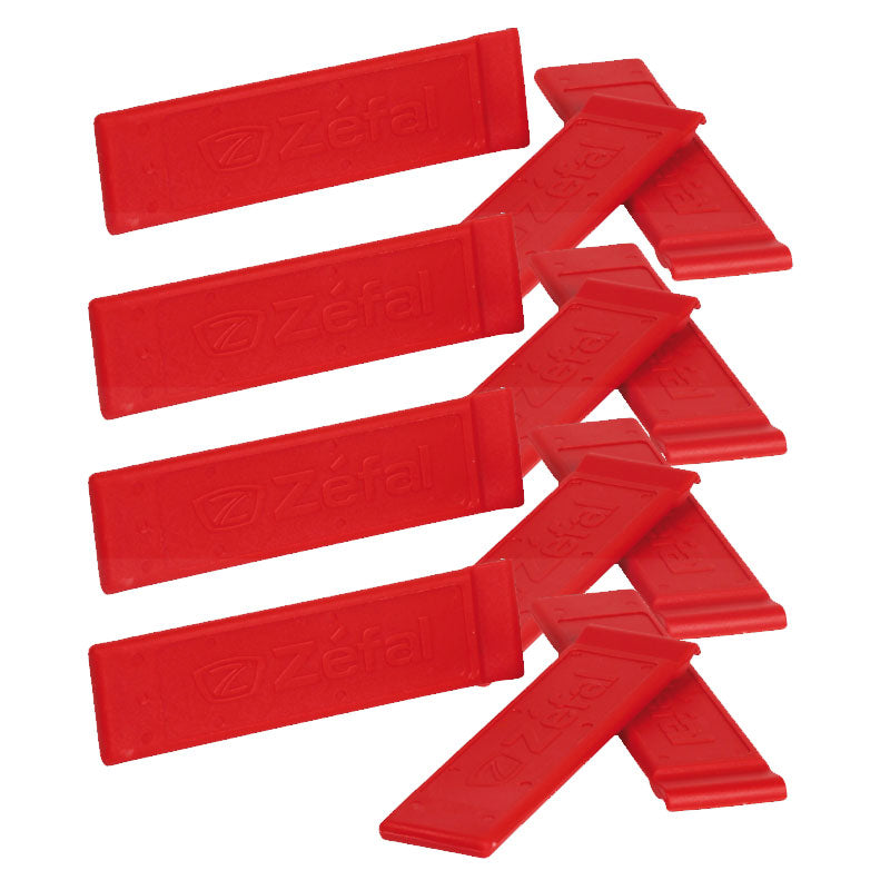 Photo de Demonte Pneu Zefal Rouge Plast Vrac (sachet de 25 Unité) - 1990 par ZEFAL