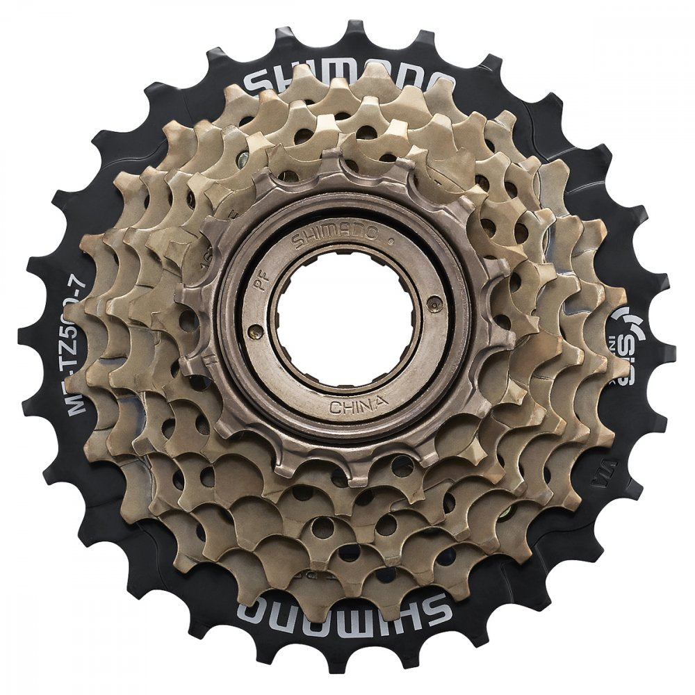 Roue Libre Shimano MF-TZ500 – 7 Vitesses 14-28 Dents – Transmission Fiable pour VTT et Vélo de Ville