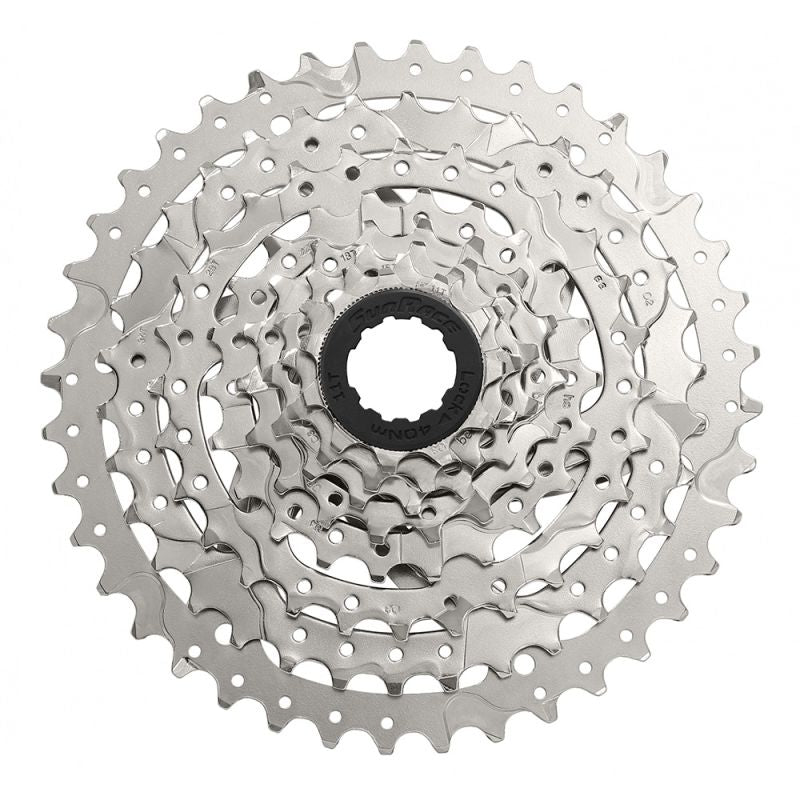 Cassette VTT Sunrace CSM680 8 Vitesses – 11x42 – Finition Silver – Large Plage pour Terrains Variés