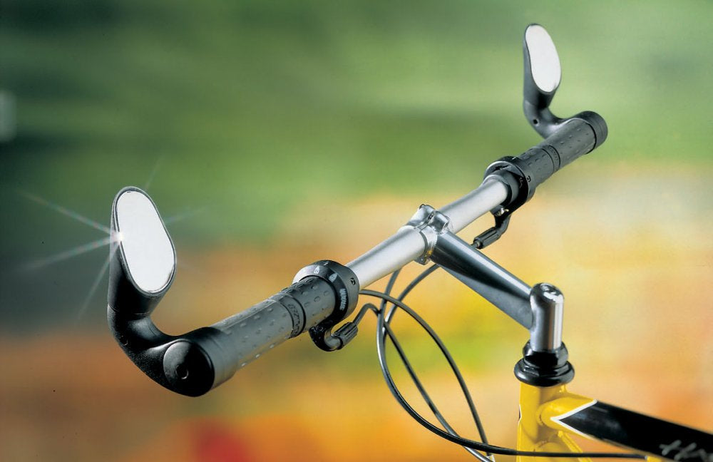 Rétroviseurs vélo Sprintech City/VTT – Paire – Noir – Sécurité, anti-vibration, résistants aux chocs