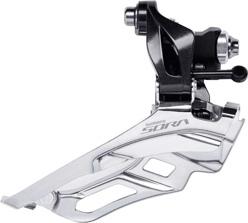 Dérailleur Avant Shimano Sora FD-R3030 – Triple Plateaux – 9 Vitesses – Fixation à Braser