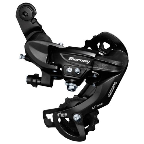 Dérailleur Arrière Shimano Tourney TY300 – VTT 6/7 Vitesses – Chape Longue – Montage Direct