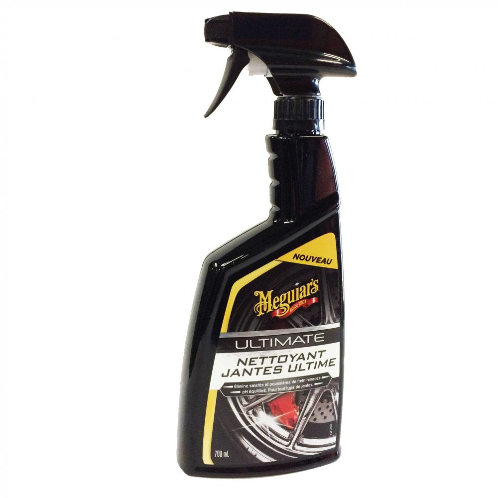 Meguiar's Ultimate Wheel Cleaner 709 ml – Nettoyant jantes pH neutre, toutes finitions