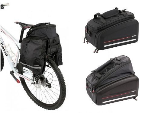 Sacoche vélo Zéfal Z-Traveler 80 – modulable jusqu’à 32 L, fixation porte-bagages