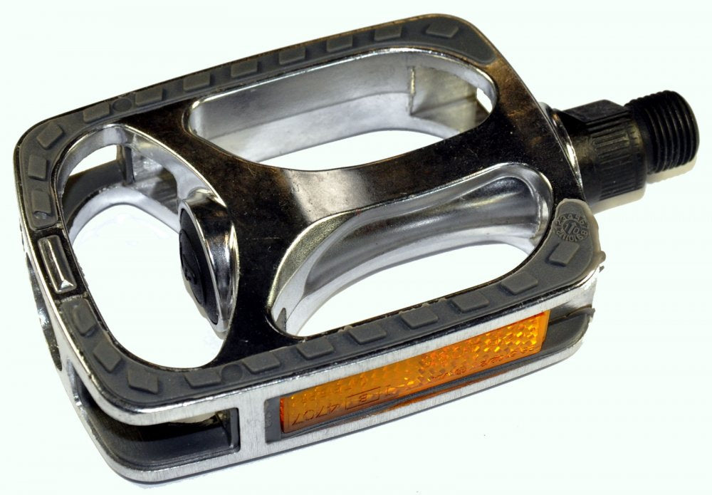 Pédales City / Trekking antidérapantes – Aluminium – Conditionnement carte