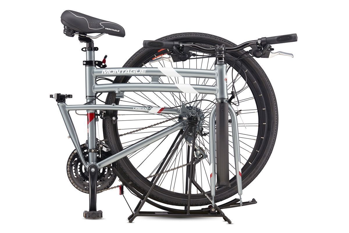 Vélo pliant Montague Urban 21" Smoke Argent – Roues 700C, 21 Vitesses
