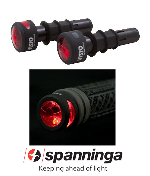 Éclairage vélo embouts de guidon VISIO – 15 Lumens, visibilité latérale VTT et route