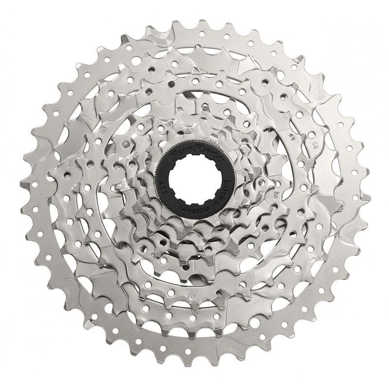 Cassette VTT Sunrace CSM680 8 Vitesses – 11x42 – Finition Silver – Large Plage pour Terrains Variés