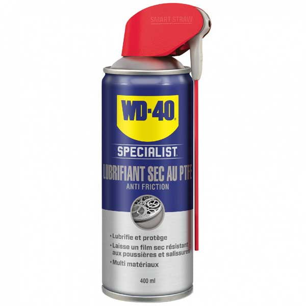 Lubrifiant Sec PTFE 400 ml WD-40 Specialist – Haute Performance, Anti-Poussière, Multi-Surfaces