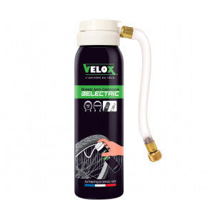 Photo de Bombe anti-crevaison vélo Velox 100 ml – Répare et regonfle, valves Presta & Schrader, route, VTT, e-bike par VELOX