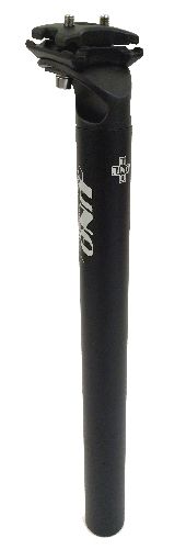 Tige de selle Cobra 31,6 mm aluminium noir – Longueur 350 mm, recul 15 mm, robuste et confortable