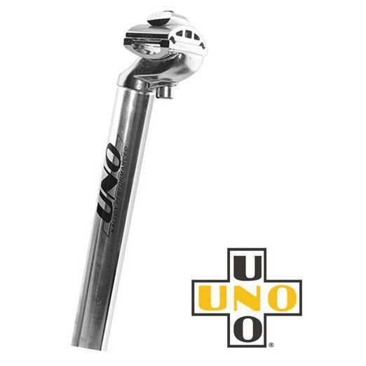 Tige de selle UNO 25,4 mm aluminium 6061-T6 – Longueur 350 mm, légère et robuste