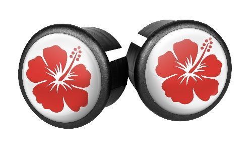 Photo de Embouts de guidon route Guidoline – Modèle Hawaï multicolore par VELOX