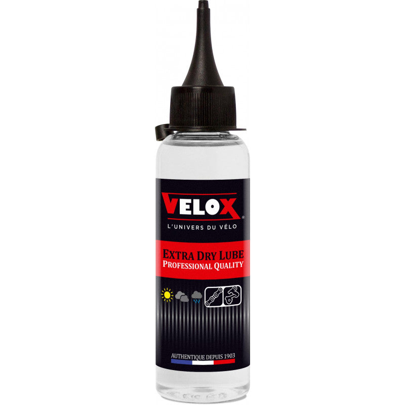 Photo de HUILE CHAINE HAUTE PERFORMANCE - EXTRA DRY LUBE par VELOX