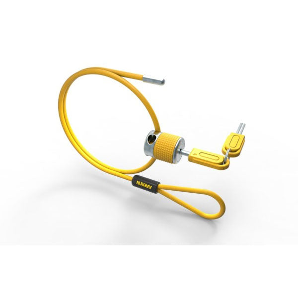 Antivol multifonctions Auvray – Câble Ø4 mm, 90 cm, cadenas à disques avec 2 clés