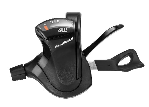 Manette de dérailleur gauche SunRace M9 DLM933 – VTT 2/3 vitesses, Push/Pull