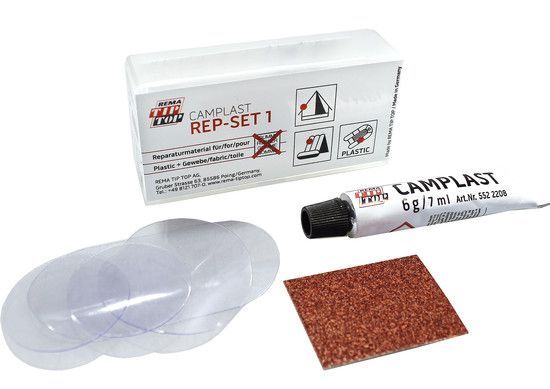 Boîte Mini Camping TIP TOP – Kit Compact de Réparation pour Chambres à Air