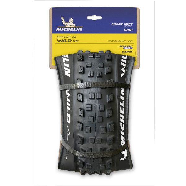 PNEU VÉLO MICHELIN 29x2.25 WILD XC Performance Line – Tubeless Ready ETRTO : 57-622 – Tringle souple