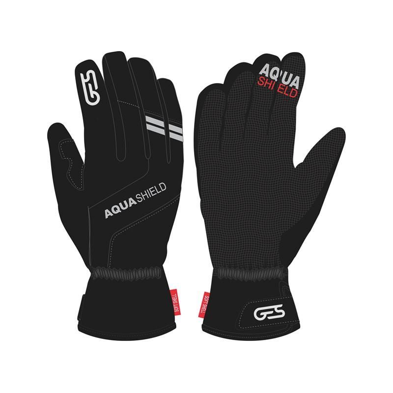 Photo de Gants vélo hiver Aquashield XL – Étanches, respirants, écran tactile, isolation Thinsulate et haute visibilité par GES