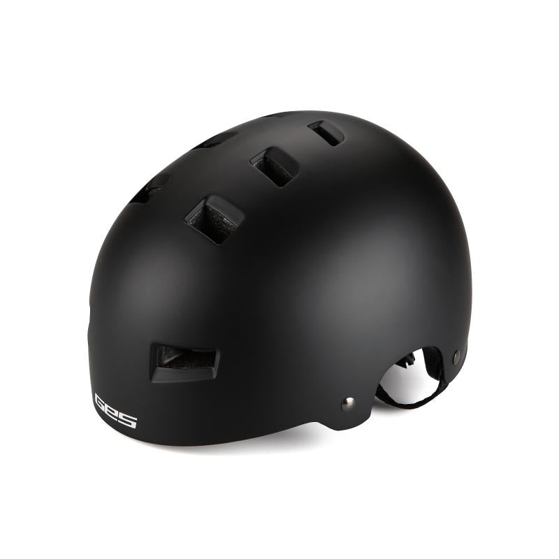 Photo de Casque BMX Explorer Noir Uni taille L (58-61 cm réglable) – Casque adulte léger et résistant, norme CE EN 1078 par GES