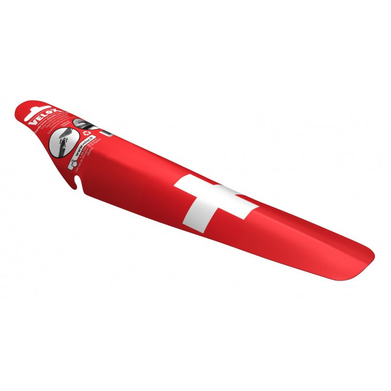 Photo de Garde-boue arrière clipsable sous selle – Design Suisse – Compatible route et VTT – Léger et facile à installer par VELOX