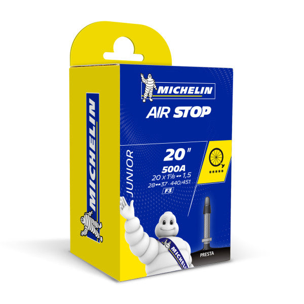 Chambre à air Michelin Airstop 500A – 28/37 x 440/451 (1 1/8 – 1.5) – Valve Presta 29 mm
