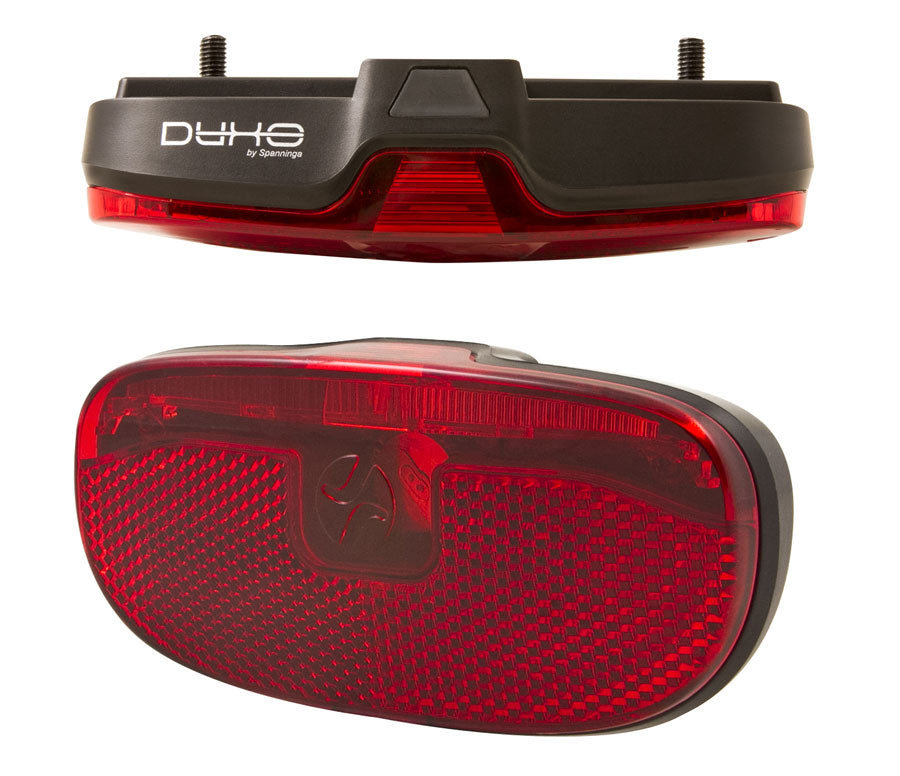 Éclairage vélo arrière DUXO – Porte-bagage – Dynamo – Catadioptre intégré – OEM vrac
