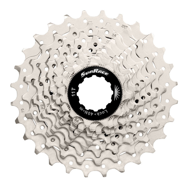 Cassette Route Sunrace CSRS1 10 Vitesses – 11x28 – Finition Silver – Transmission Fluide et Fiable