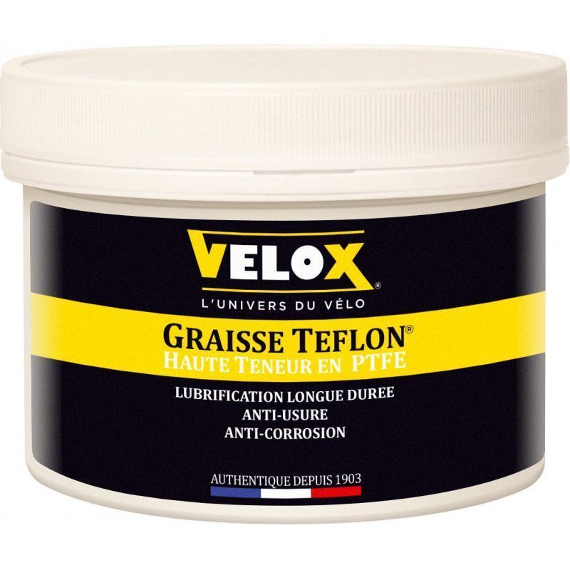 Graisse Velox Teflon/PTFE Longue Durée – Lubrification Haute Performance Vélo & Mécanique